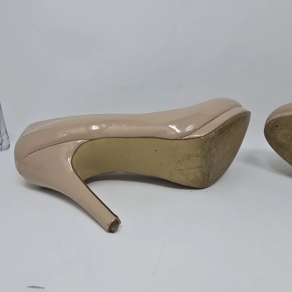 Steve Madden Elaya Taupe Platform Heels Women's Size‎ 9 Shoes